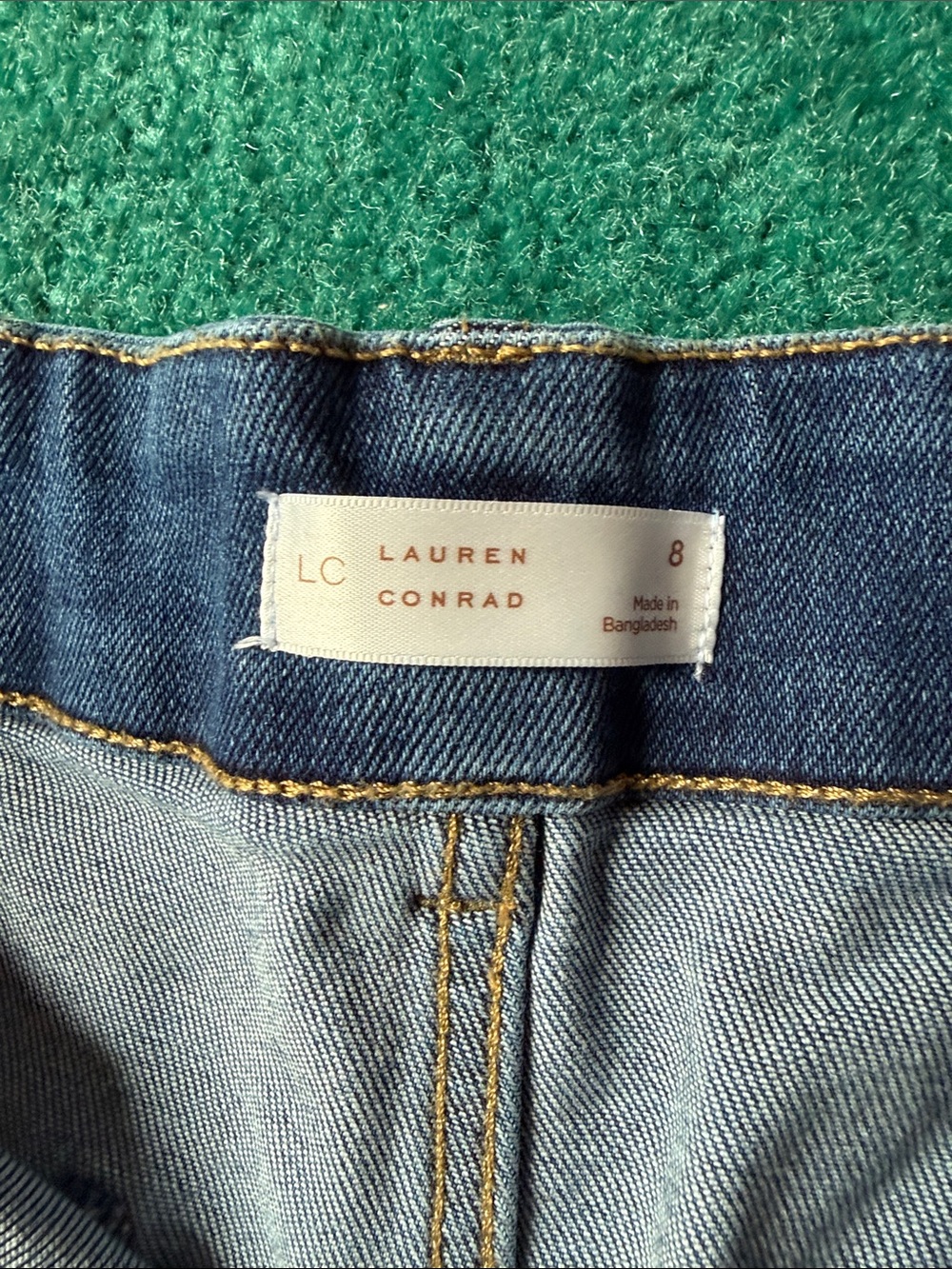 LC Lauren Conrad women wide leg Denim Jeans in Blue - Picture 2 of 4